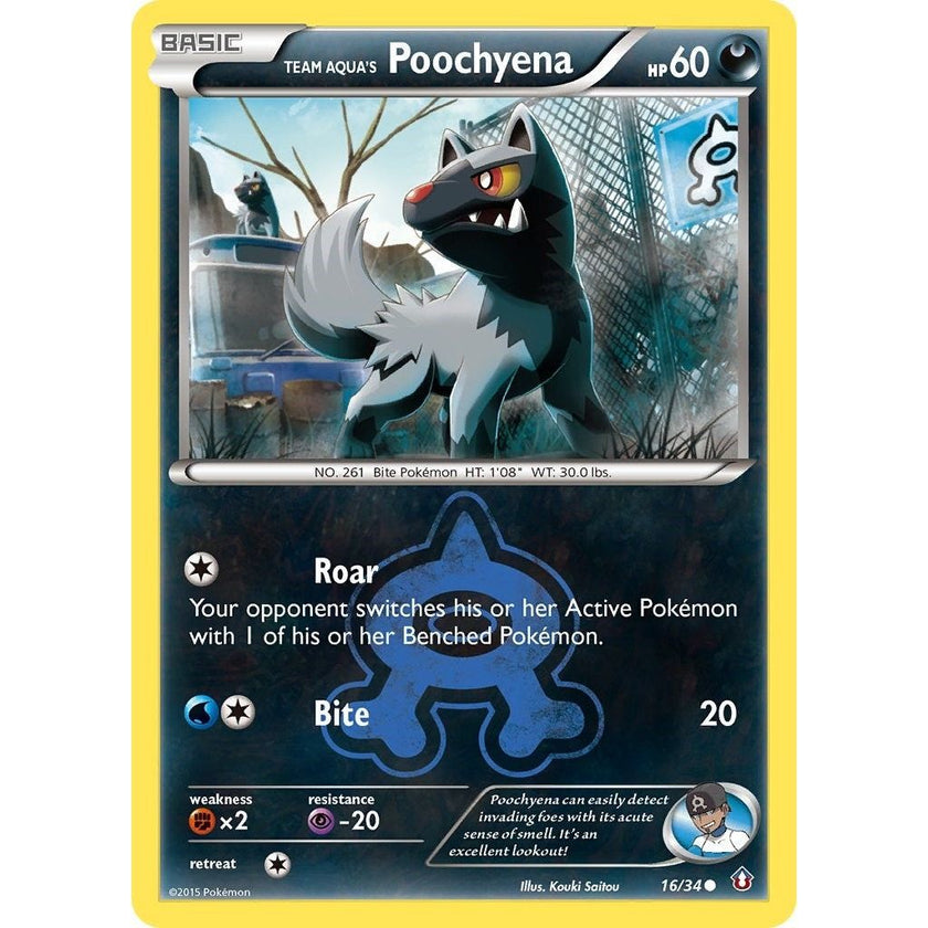 Team Aqua's Poochyena (16/34) (DCR)
