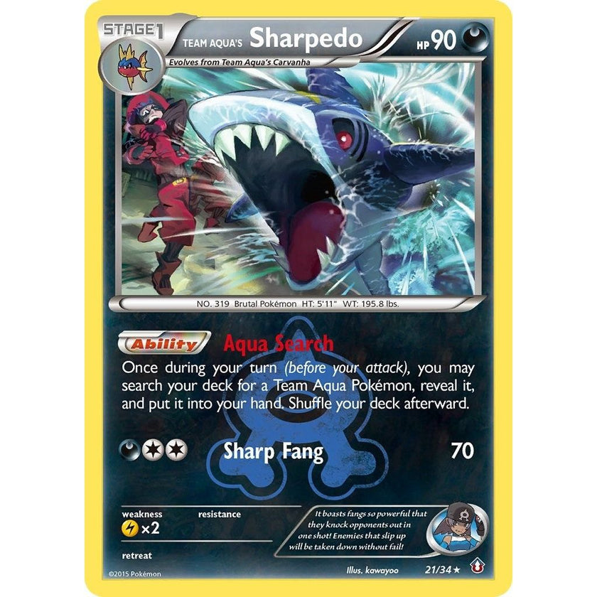 Team Aqua's Sharpedo (21/34) (DCR)
