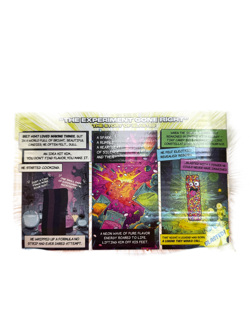 1UP Blasted Sour Belts Bundle Box (3 Packs) - U.S Edition