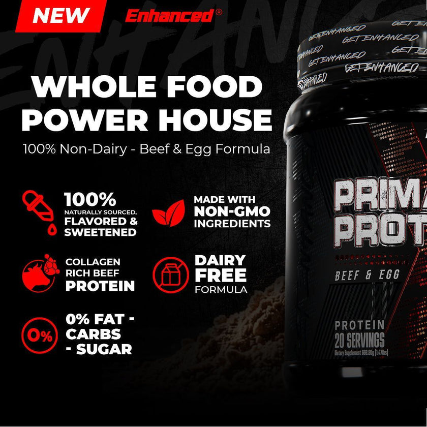 Enhanced Primal Beef & Egg Protein Powder