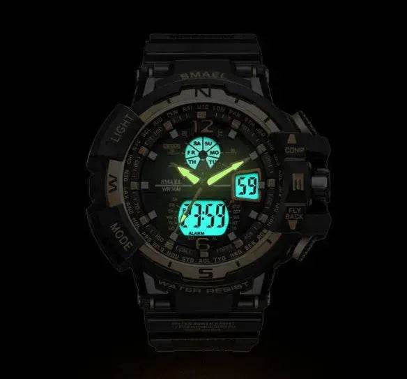 Multifunctional luminous waterproof watch
