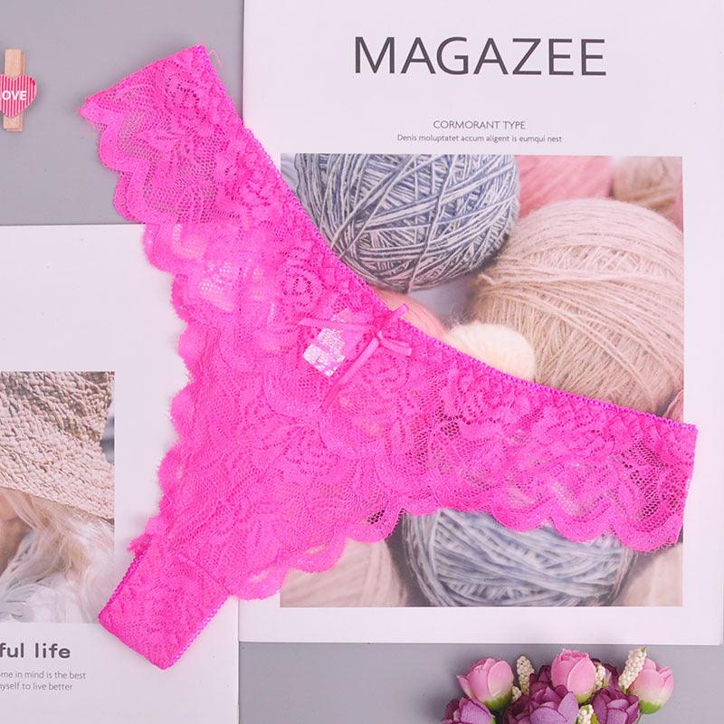 Women's Lace G-String Thong Underwear for Everyday Comfort