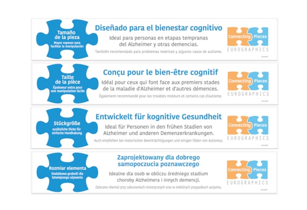Eurographics - Pièces à assembler - Assortiment de 24 pièces