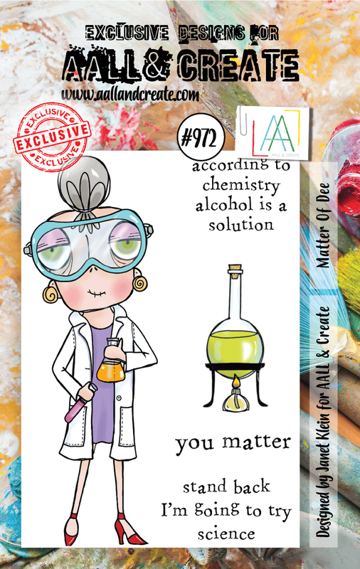 AALL and Create #972 - A7 Stamp Set - Matter Of Dee