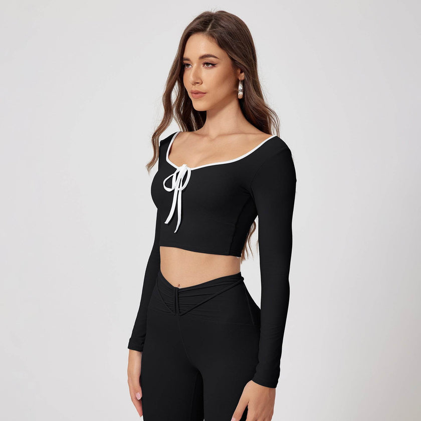 Quick-dry Training Running Sports Fitness Gym Crop Workout top for women