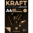 Clairefontaine - Black & Brown Kraft Paper Pads