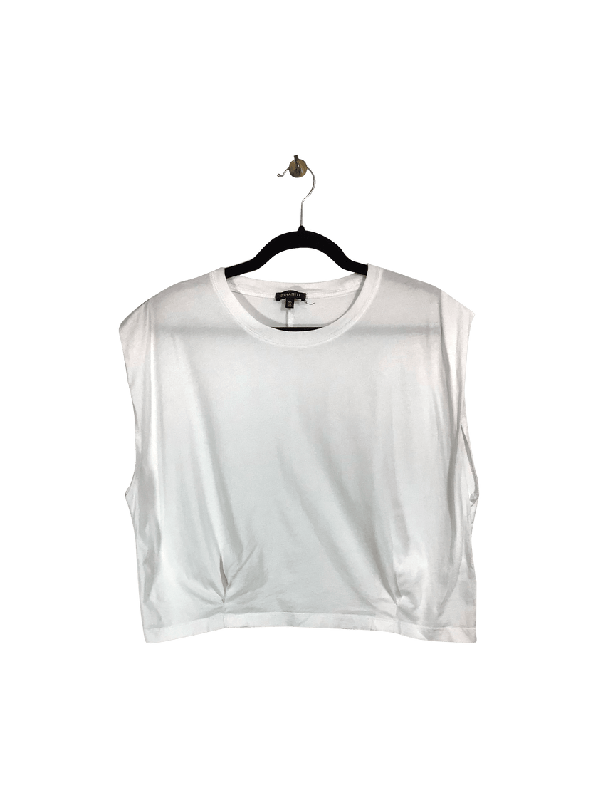 DYNAMITE Women Crop Tops Regular fit in White - L