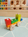 QToysUSA - Stack & Pull Train