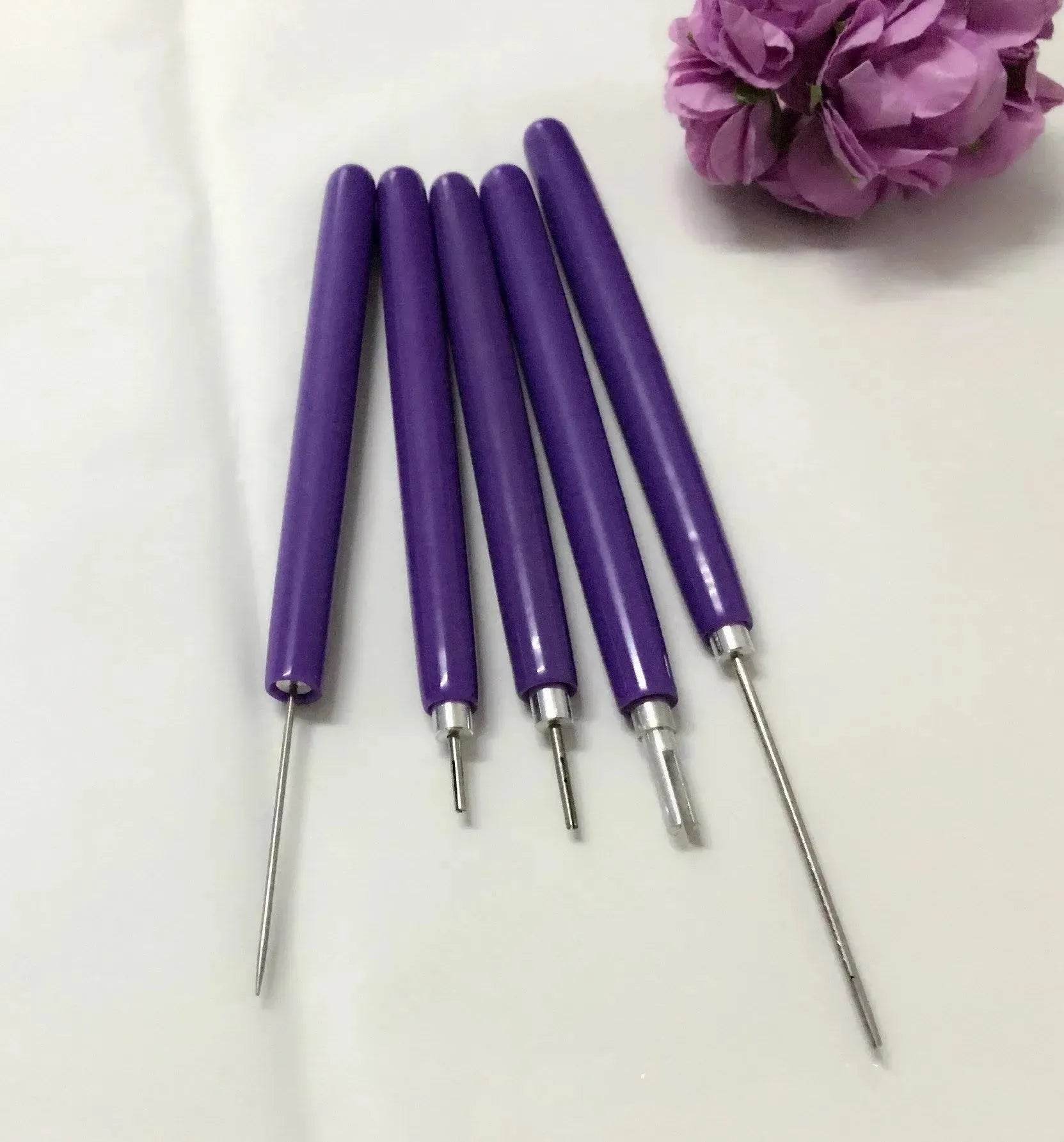 5PC Quilling Paper roller  Long And Short Quilling Needle Roll Paper Pen
