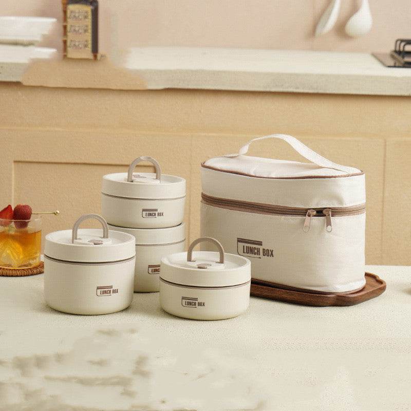 Portable Insulated Work Lunch Box and Canvas Lunch Bag
