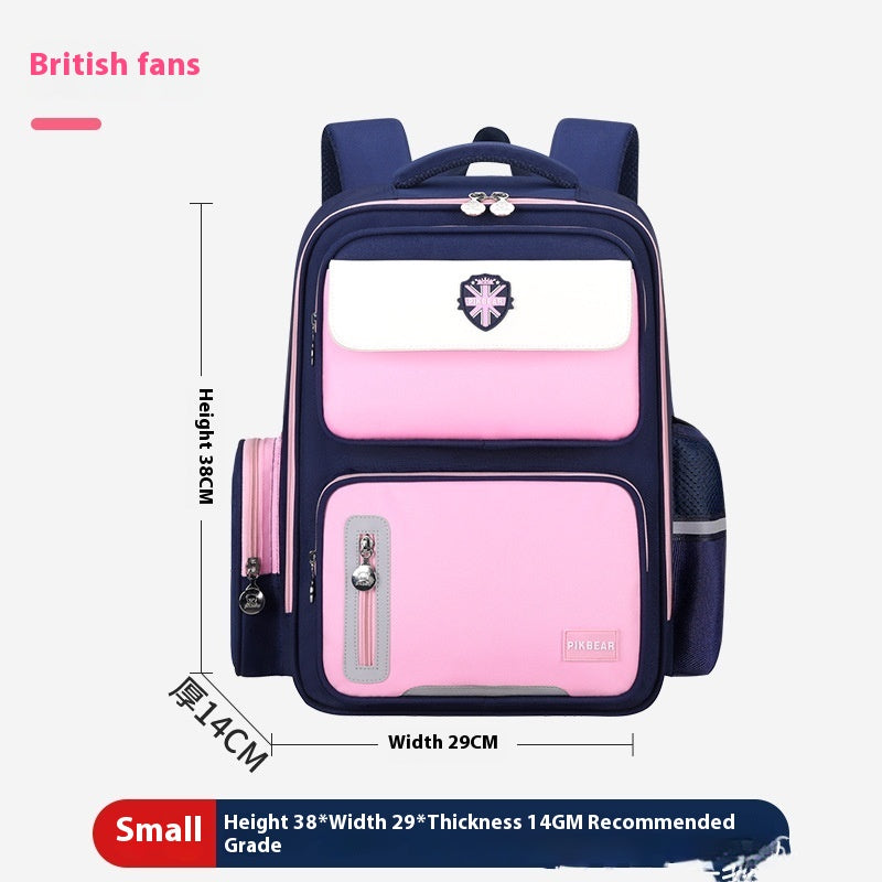 PIKBEAR Waterproof Kids School Backpack – Ergonomic Burden-Relief Bag for Primary School Students