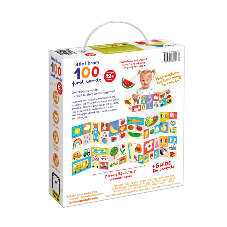 BANANA PANDA - PETITE BIBLIOTHÈQUE - PREMIERS 100 MOTS (12 mois et plus)
