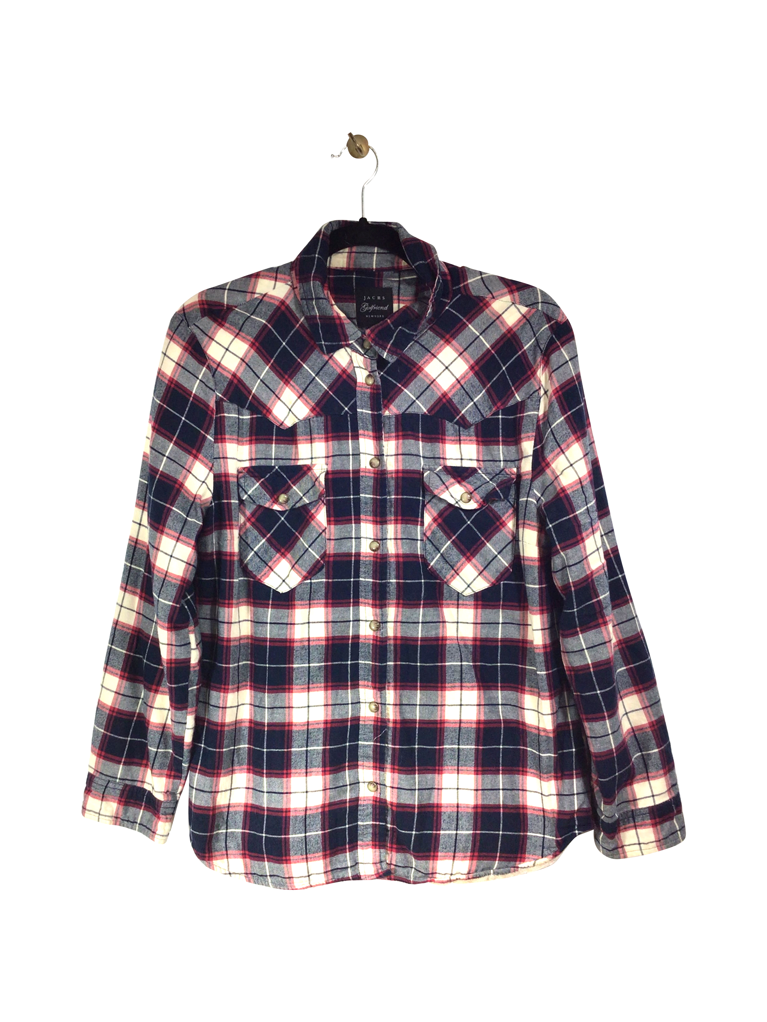 JACHS Women Button Down Tops Regular fit in Blue - M