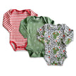 Baby Long-Sleeve Bamboo Onesie | Ditsy Snails