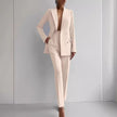 Women's Business Casual Suit Set – Long Sleeve Blazer & Slim Trousers | Canada & USA