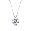 Simple Pleasure - Top-quality Moissanite Fashionable Light Luxury Jewelry Pendant Necklace S925 Silver Plated Platinum