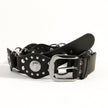 Vintage Riveted Punk Belt – Alloy & PU Unisex Fashion Belt in 110cm & 120cm (12 Styles)