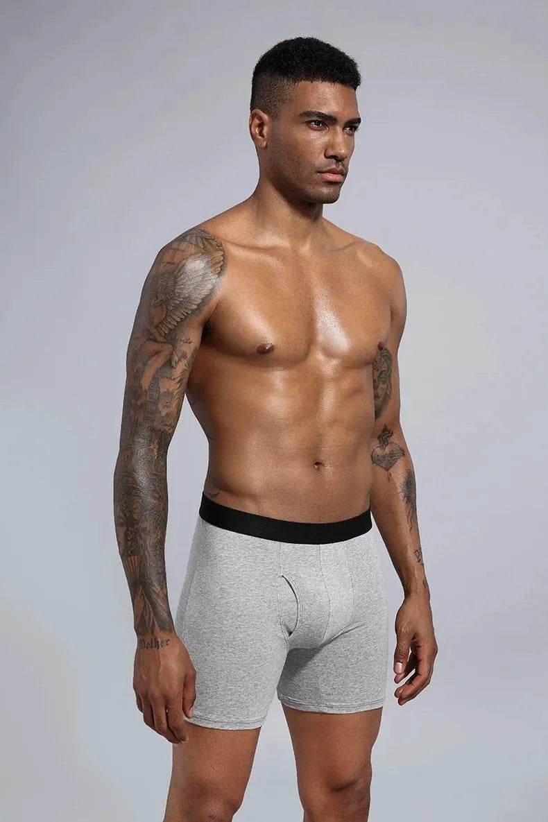 Men Cotton Boxer Short  with pouch Underwear Man Panties