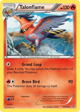 Talonflame/108 - XY  Roaring Skies