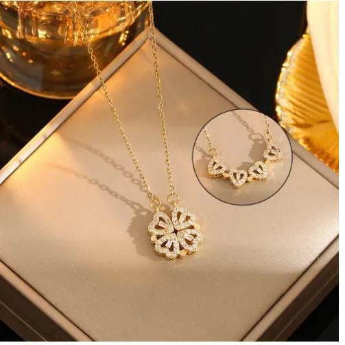 Fashion Acrylic Rotating  Valentine  Rose Jewelry gift  Box