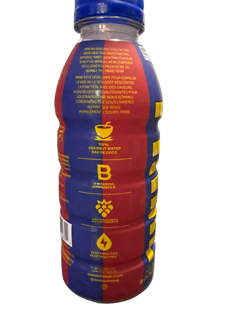 Prime Hydration Barcelona Berry Freeze Flavour 500ML - Canadian Edition