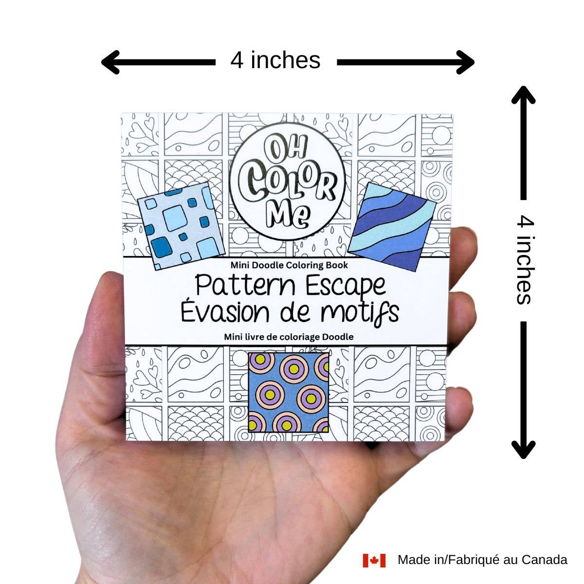 Oh Color Me - Mini Coloring Book Pattern Escape, 4