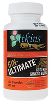 Atkins Ginseng - Ontario Ginseng - Gin-Ultimate (100caps)