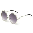 Large Frame Round Frame Unisex Sun Glasses True Film Ink Mirror Flat Light Mirror