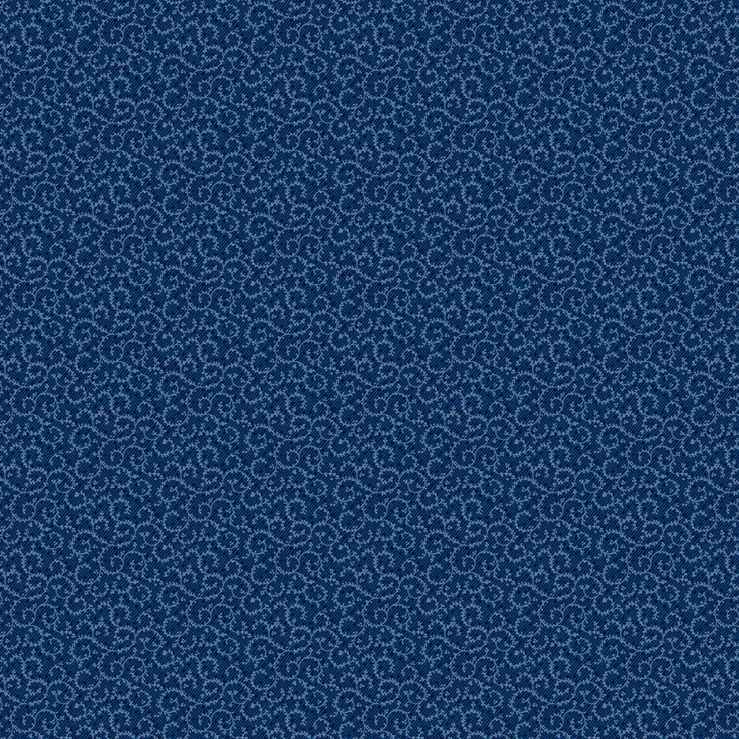 Wilmington Prints' Essential Basics - Navy Crescent Swirl