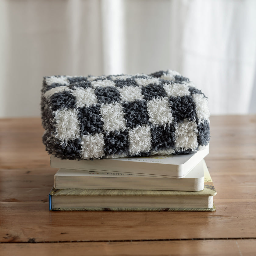 Turbulence & Baby's Breath Check Print Lovey