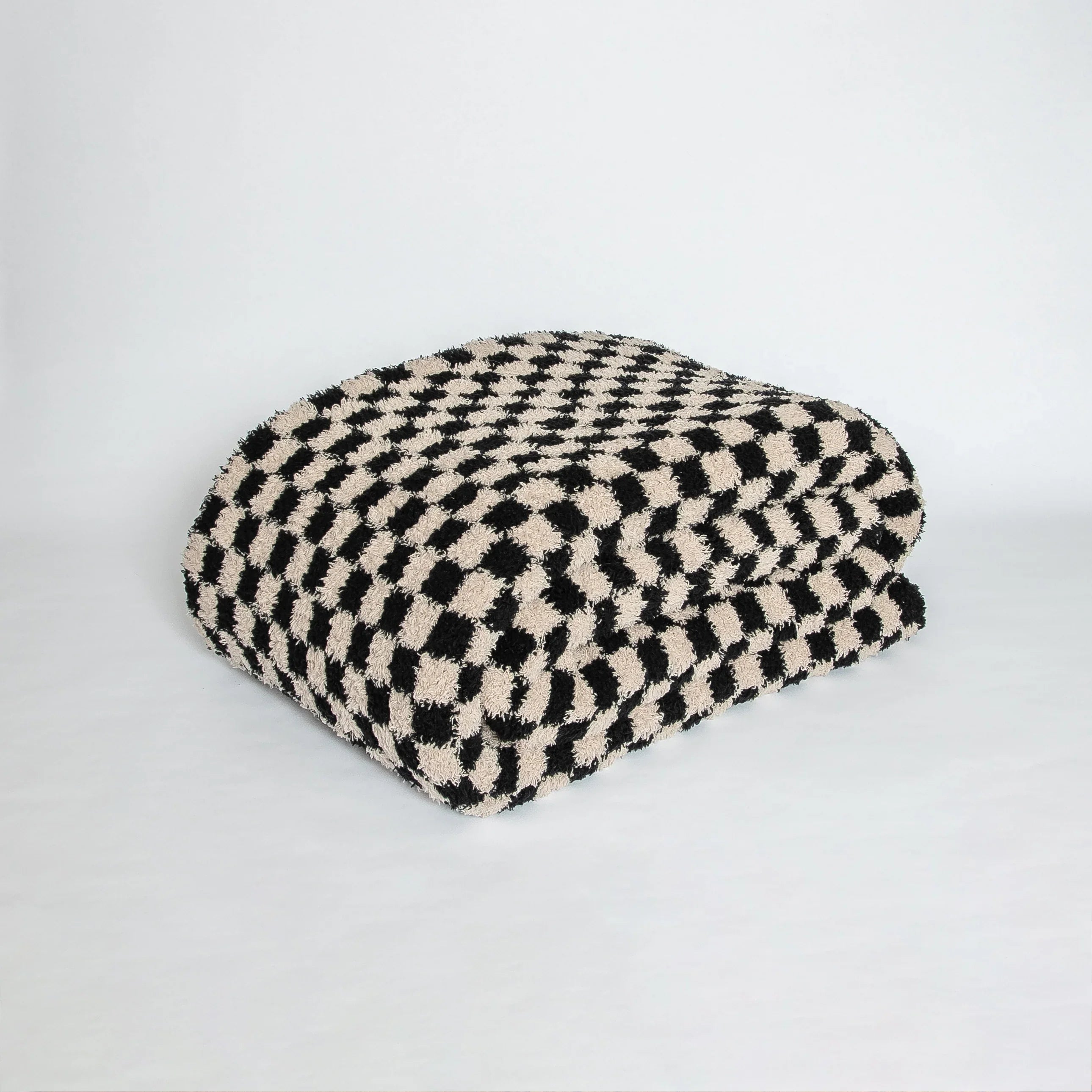 Tap Shoe & Rainy Day Check Print Extended Throw