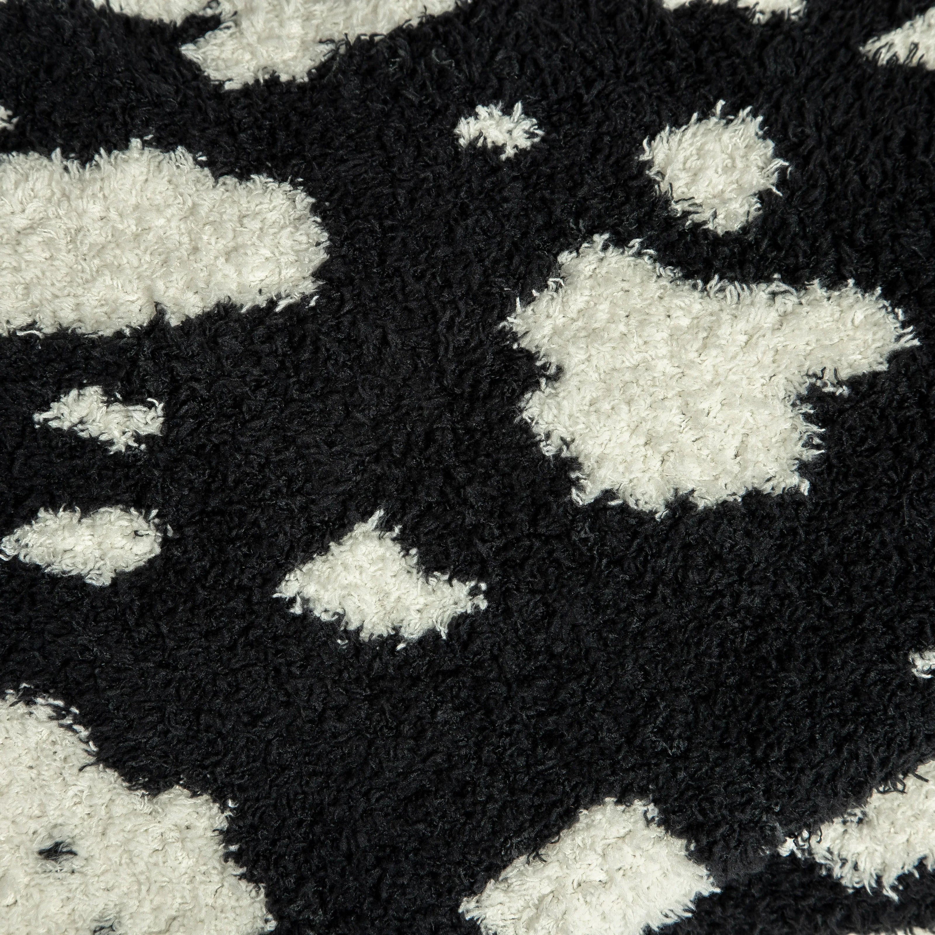 Tap Shoe & Baby's Breath Cow Print Extended Throw