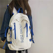 Simple Large Capacity Waterproof High School Backpack for Teens