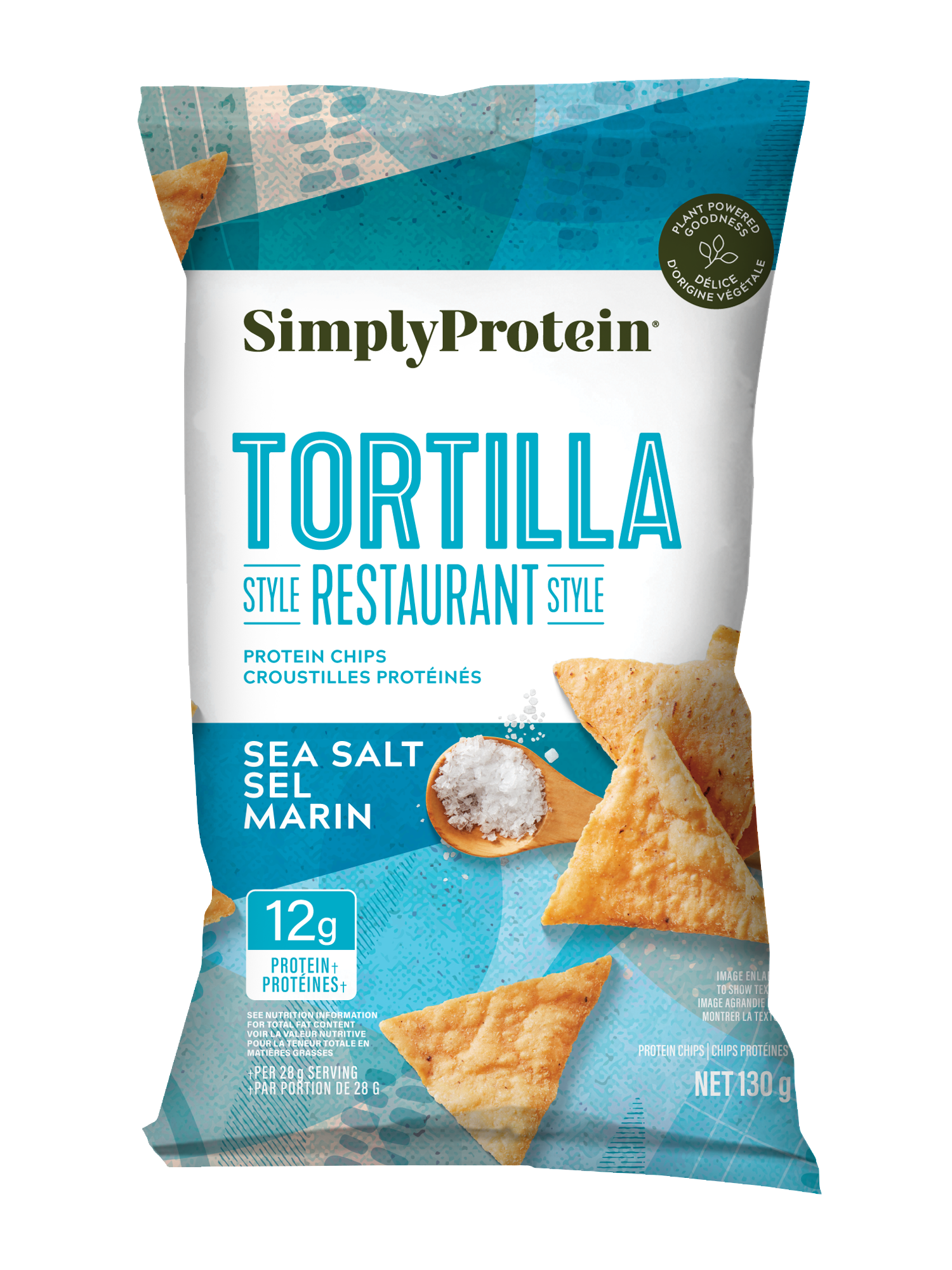 SimplyProtein - Tortilla Chips Sea Salt (130g)