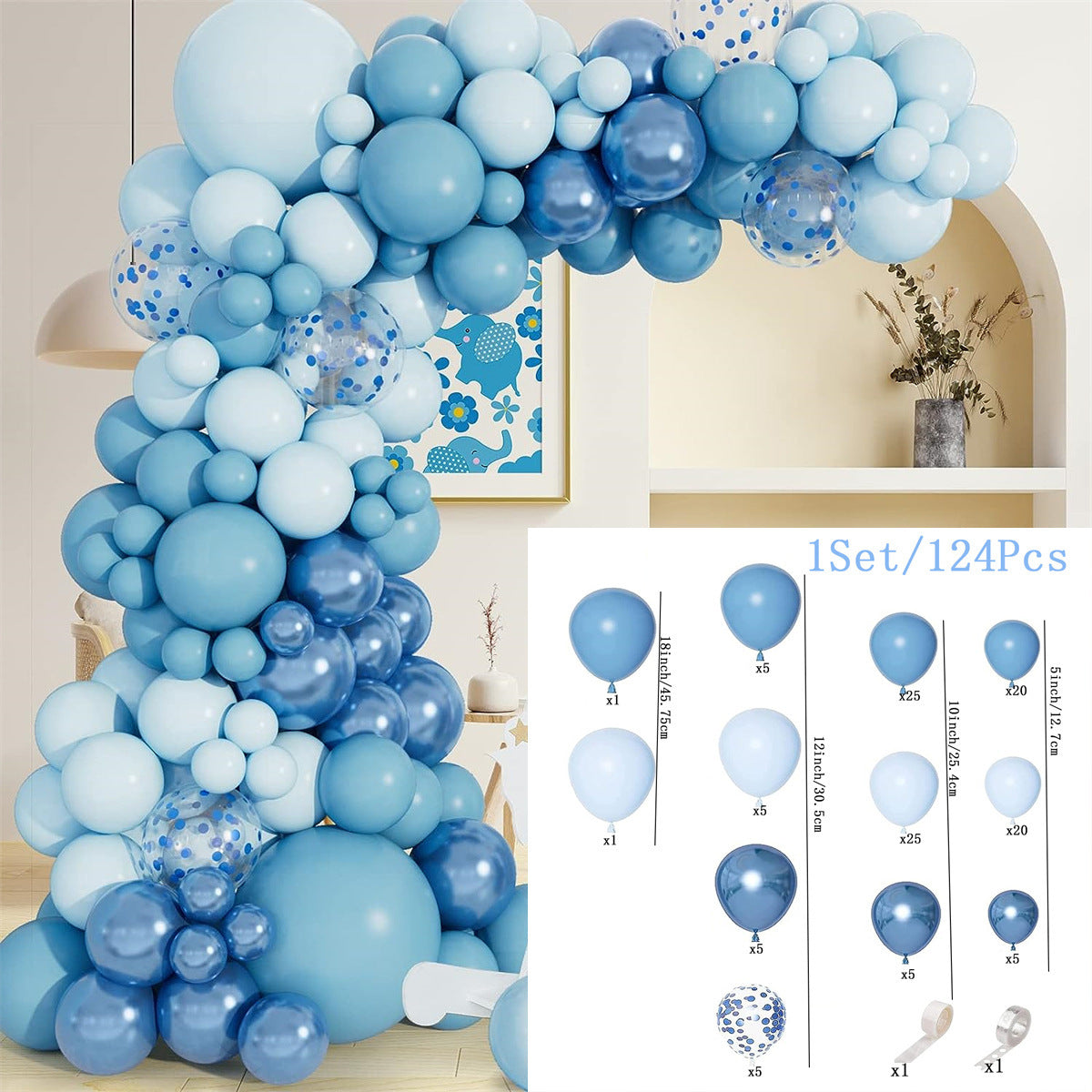 Balloon Layout Set – Multi-Style Party Decoration Balloon Suit