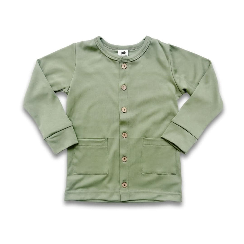 Kids' Bamboo Cardigan | Sage