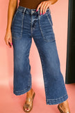 Wide Leg Jeans — High-Waist Relaxed Denim for Women