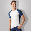 Men’s Short Sleeve Rash Guard – Compression Swim Shirt for Surfing & Water Sports