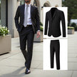 Men's Professional Business Suit Set – Black, Slim Fit, S–2XL (Canada & USA)