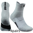 Cotton Blend Ankle Socks – Black, White & Gray | Short & Middle Tube