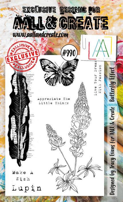 AALL and Create A6 Stamp Set - #990 - Butterfly Effect