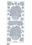 Deco Stickers - Poinsettia Basket