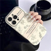Women Feminine Floral Printed Silicone iphone case