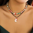 Christmas Beaded Necklace for women