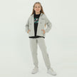 Zip-Up Hoodie Girls Jogger Set