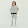 Zip-Up Hoodie Girls Jogger Set