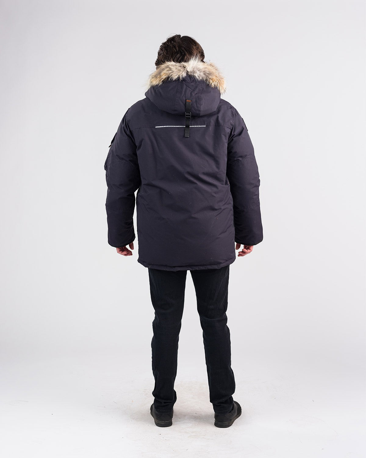 Outdoor Survival Canada Men's Kanti -40 Down Parka, Cold Lake Blue, Medium - ON DISPLAY