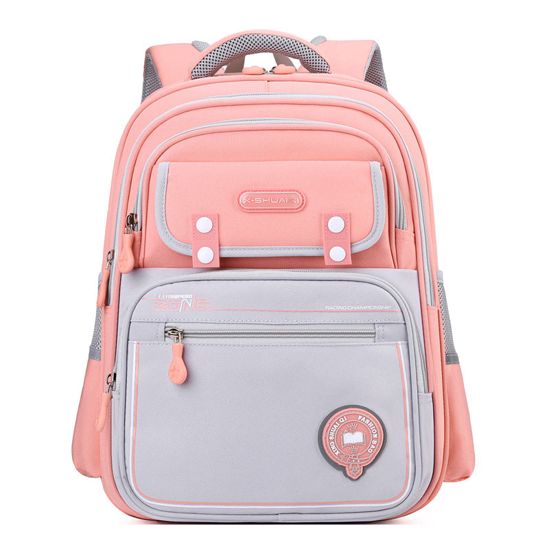 Kids Ergonomic School Backpack – Spine Protection Oxford Cloth Bag for Primary School Students