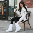 Winter boots New Plus Velvet Thick Cotton Shoes Thermal Middle Tube Waterproof Non-slip Boots