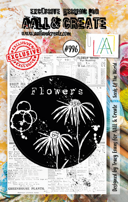 AALL and Create #996 - A7 Stamp Set - Seeds Of The World